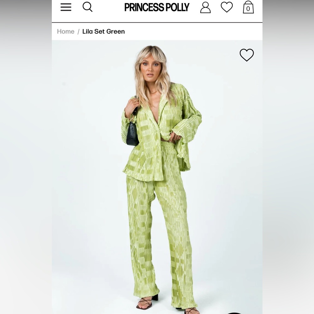 Princess Polly Lila Set Green